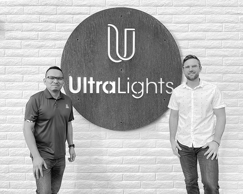 Lighting the Way; Meet the Dynamic Duo Steering UltraLights Lighting's Success